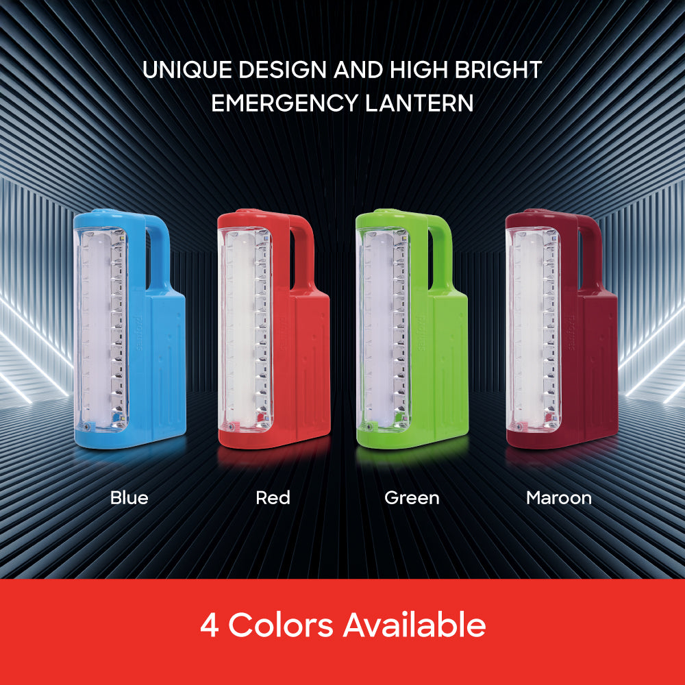 Sanford Rechargeable 6W Emergency Lantern with 24 SMD LED and 20 SMD Tube 60Hours Runtime | SF4320EL B - buysanford